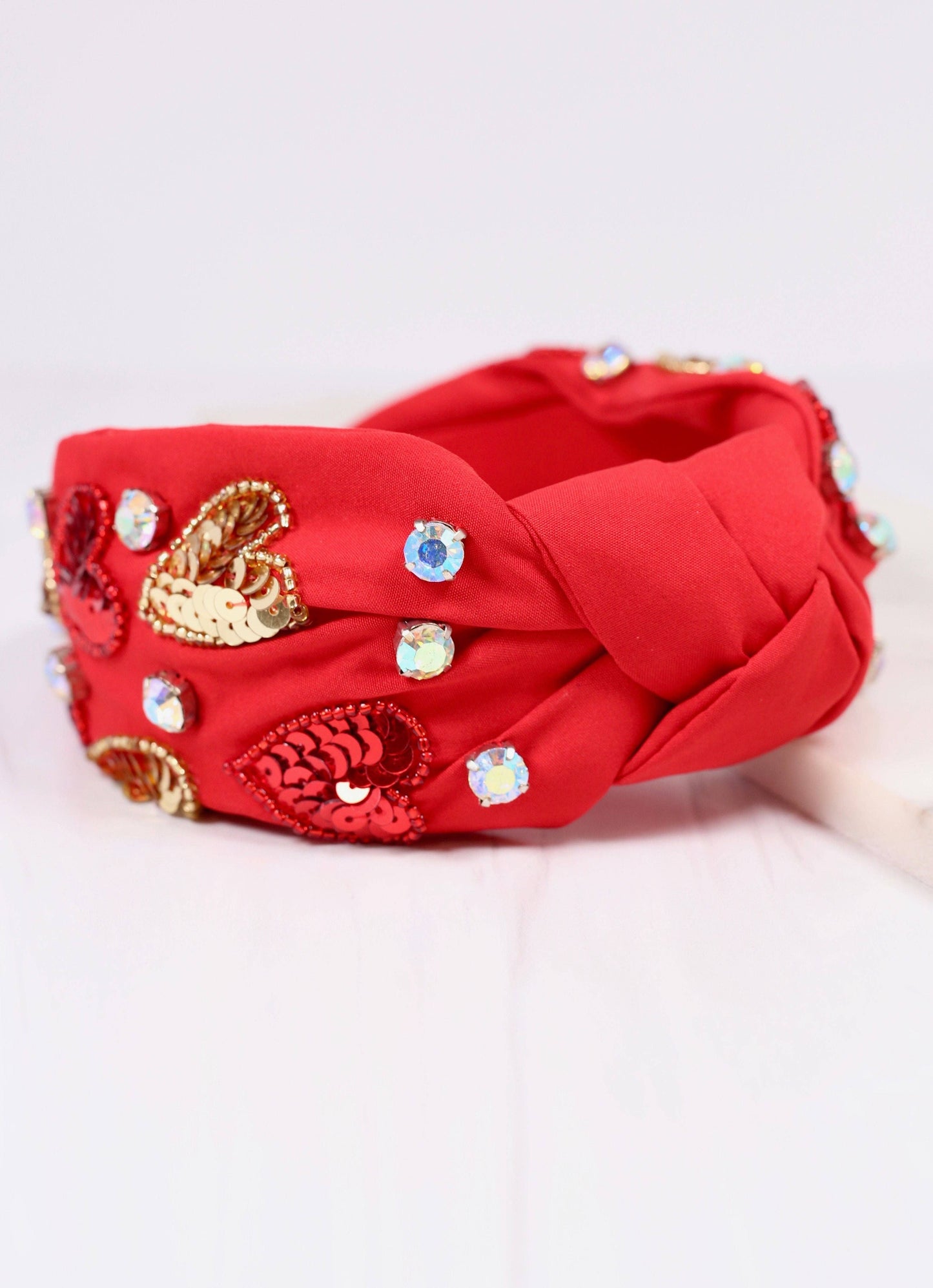 Endless Love heart Headband (red)