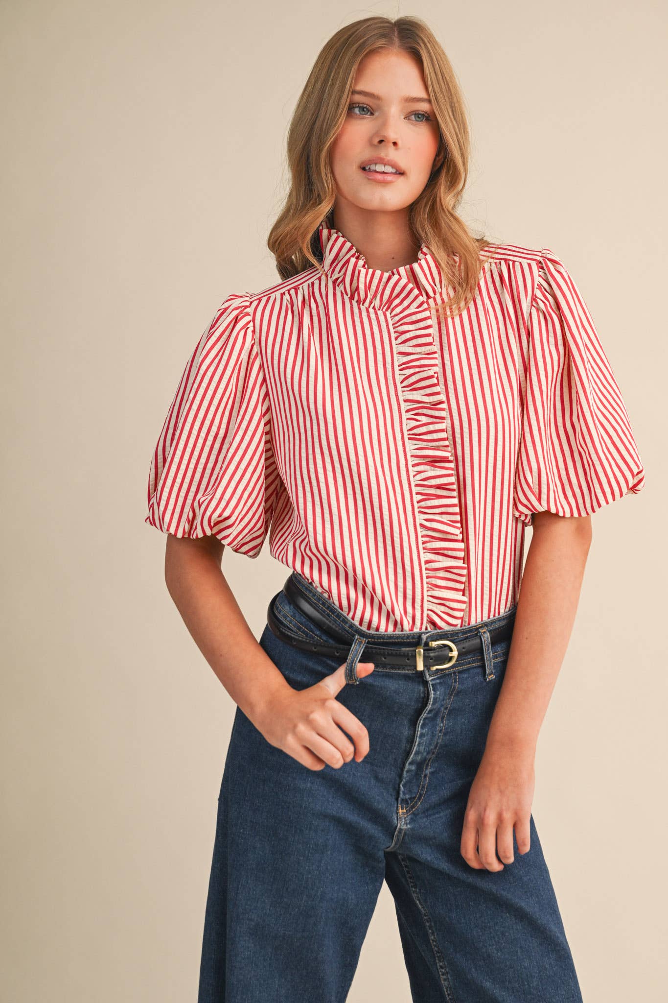 Hadley Ruffle Top