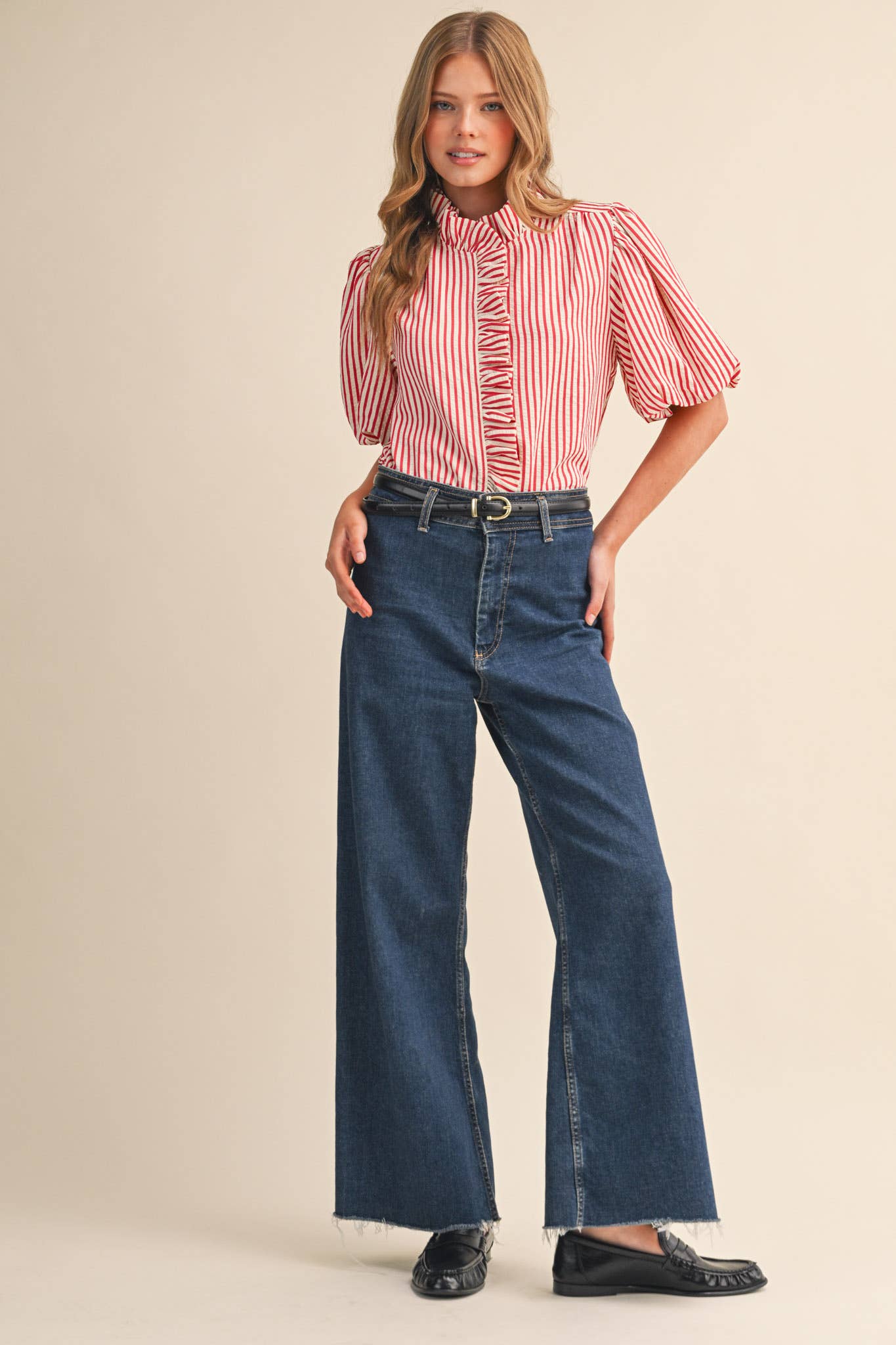 Hadley Ruffle Top