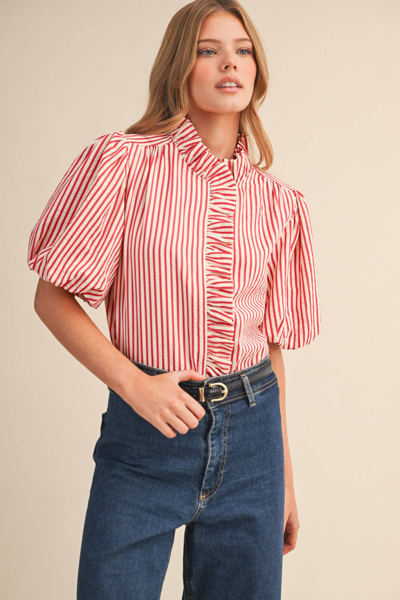 Hadley Ruffle Top