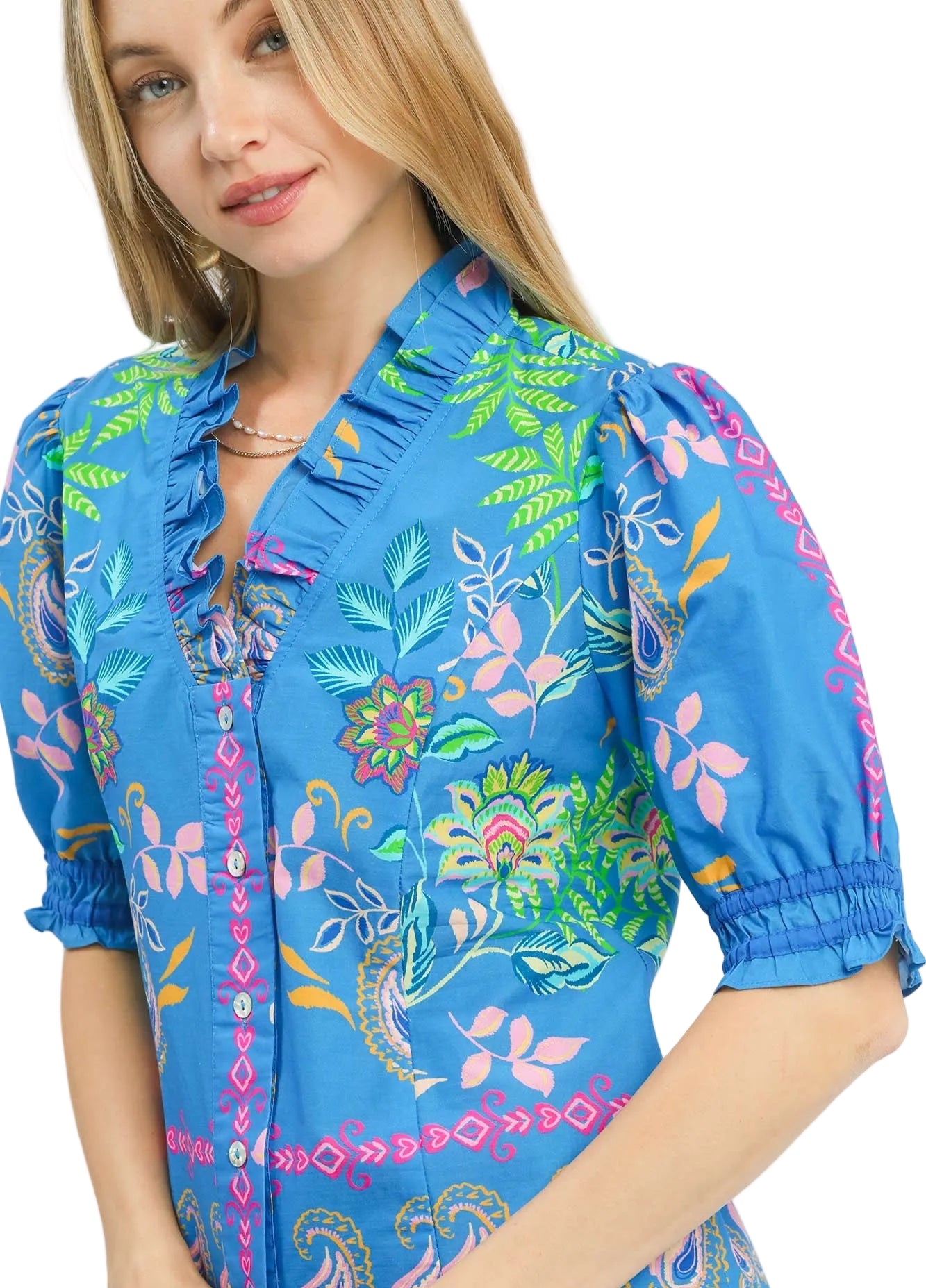 Botantical Paisley Top