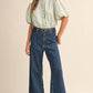 Hadley Ruffle Top in Seafoam