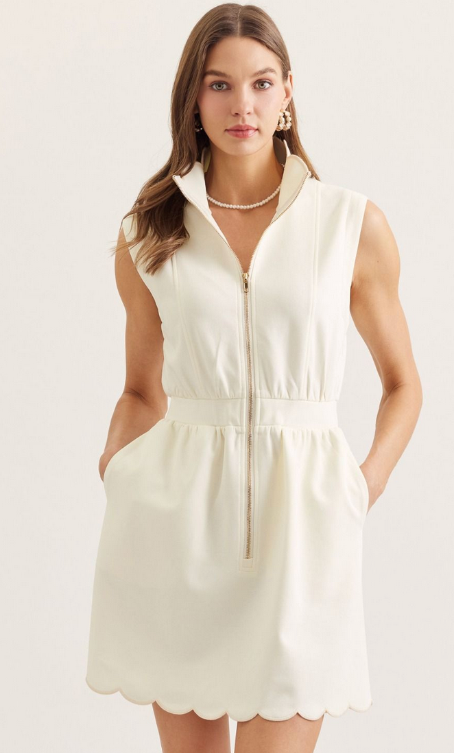 Mattie Dress in Cream