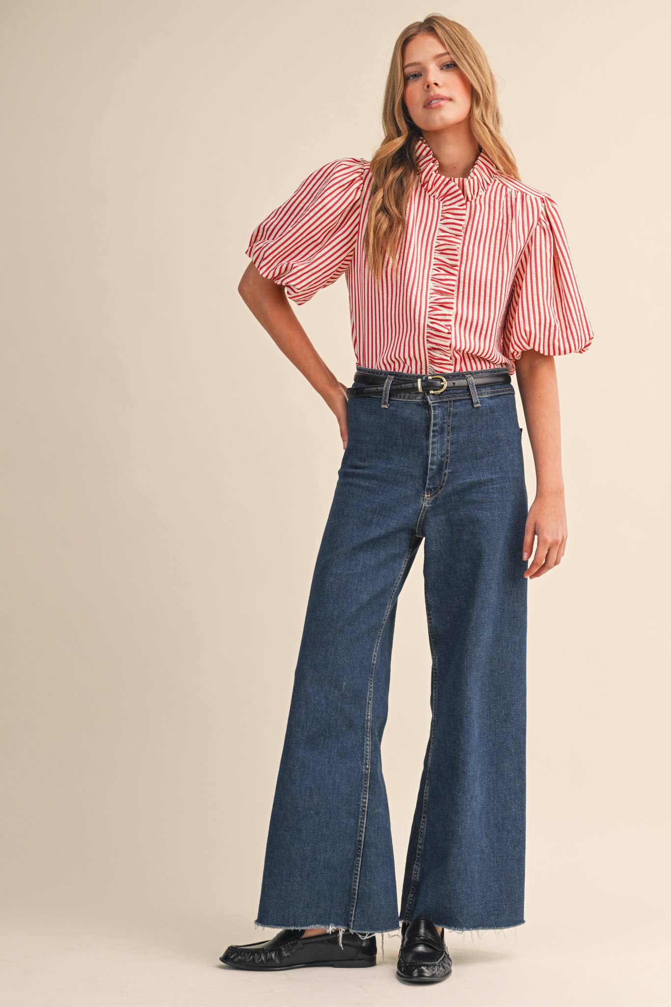 Hadley Ruffle Top
