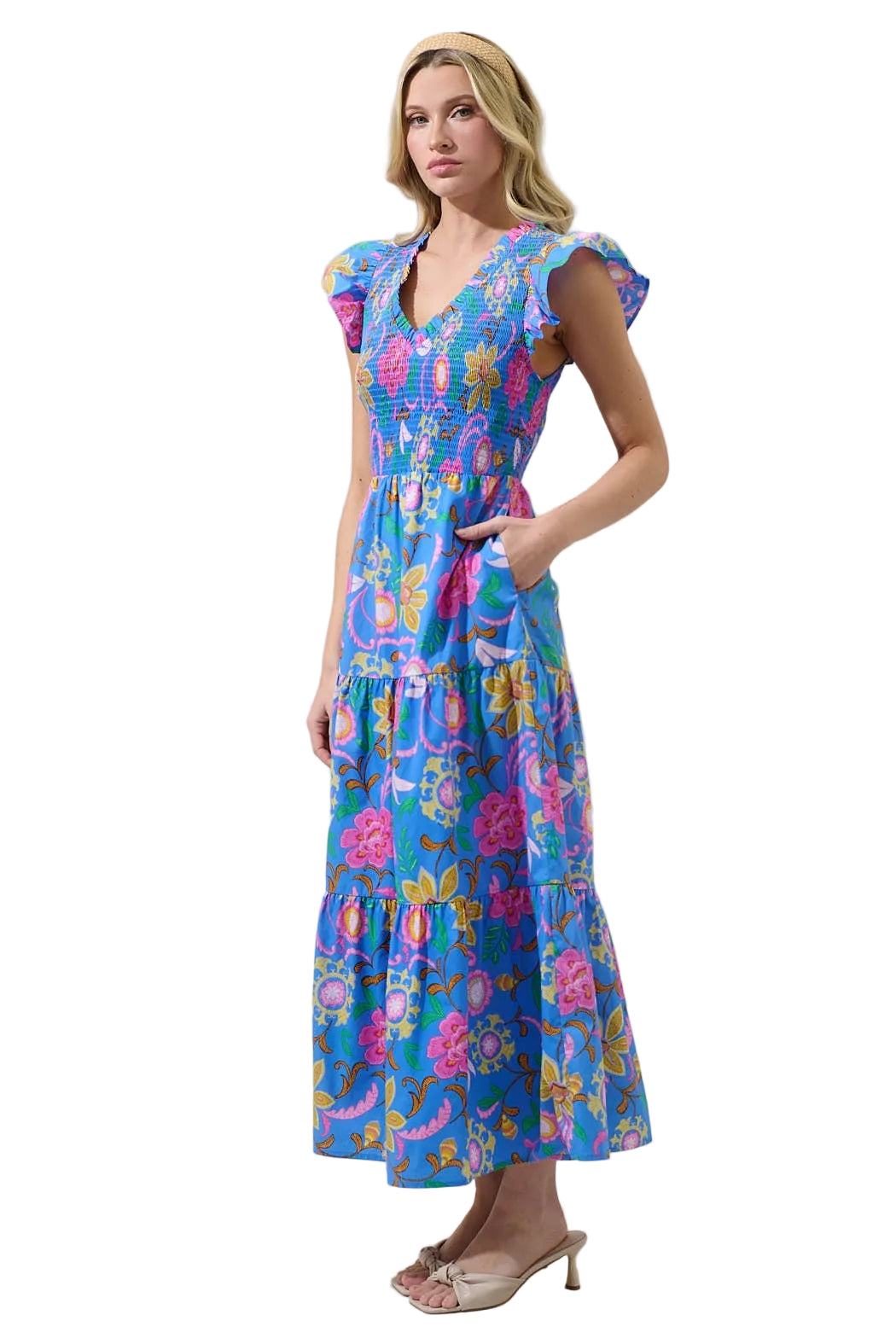 Faro Sunfire Midi Dress