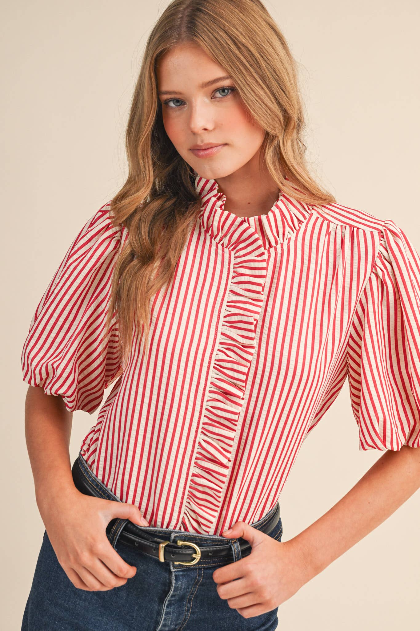 Hadley Ruffle Top
