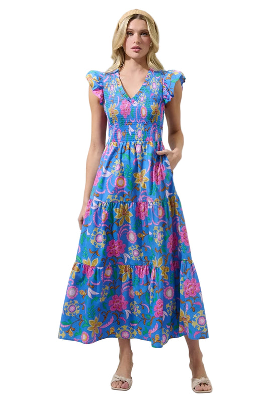 Faro Sunfire Midi Dress