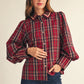 Plaid & Proper Top