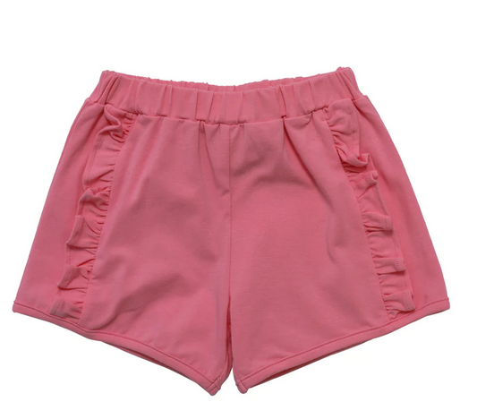 Ruffle Shorts - Pink